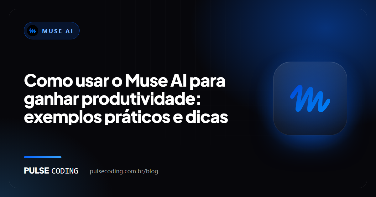 Lista de tarefas organizada pelo Muse AI com etapas concluídas e pedidos de aprovação